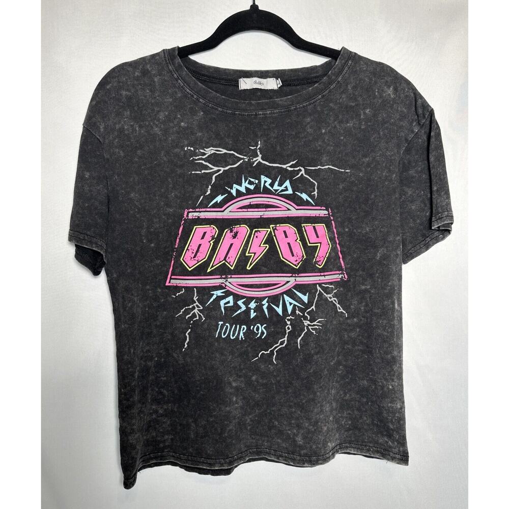 1995 Baby Band Tee Replica 1995 Washed Retro T-Shirt Size Small